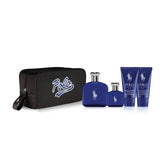 Polo Blue By Ralph Lauren 5Pc 4.2 Edt Spr, 1.4 Edt Spr, 1.7 S/G, 1.7 A/S Balm, Bag